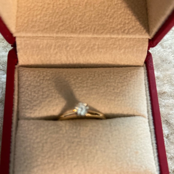 14K .25 Carat Solid Gold Diamond Solitaire S12 6.5 stamped 14k - Picture 12 of 12